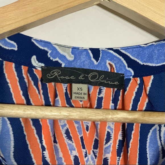 Rose & Olive Tasseled Boho Tank Top - Picture 4 of 4